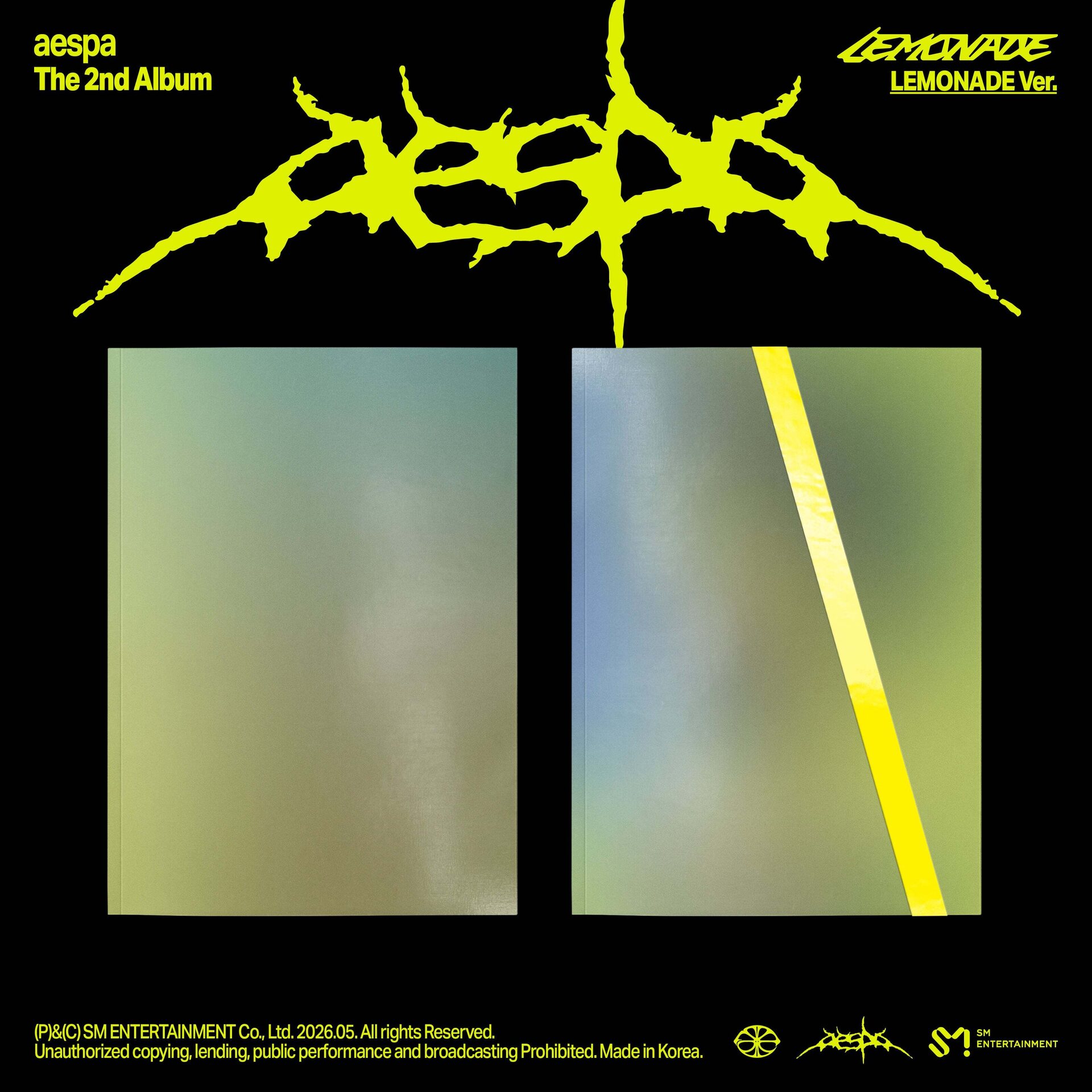 Aespa – The 2nd Album ‘Lemonade’ CD (LEMONADE Ver.)