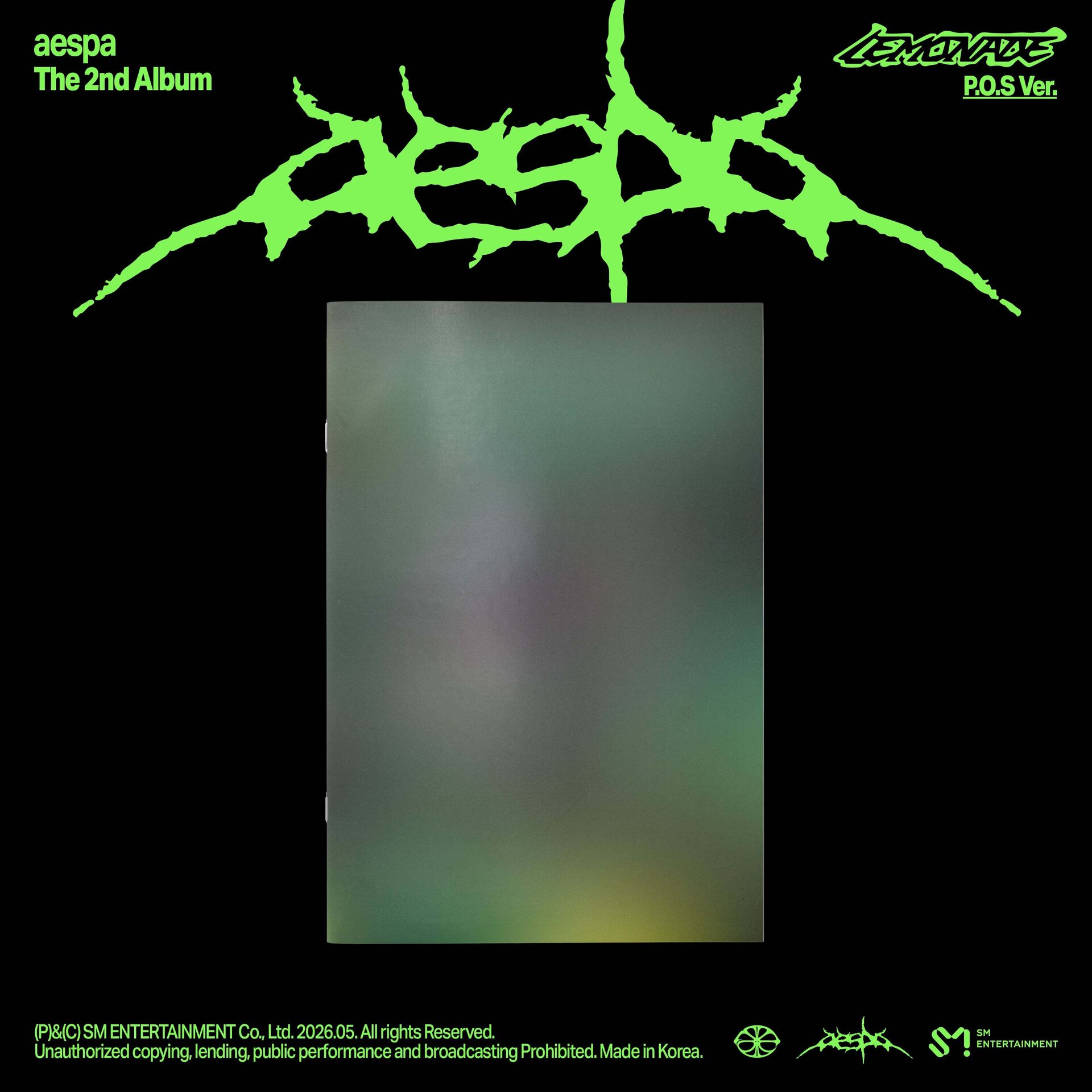 Aespa – The 2nd Album ‘Lemonade’ CD (P.O.S. Ver.)