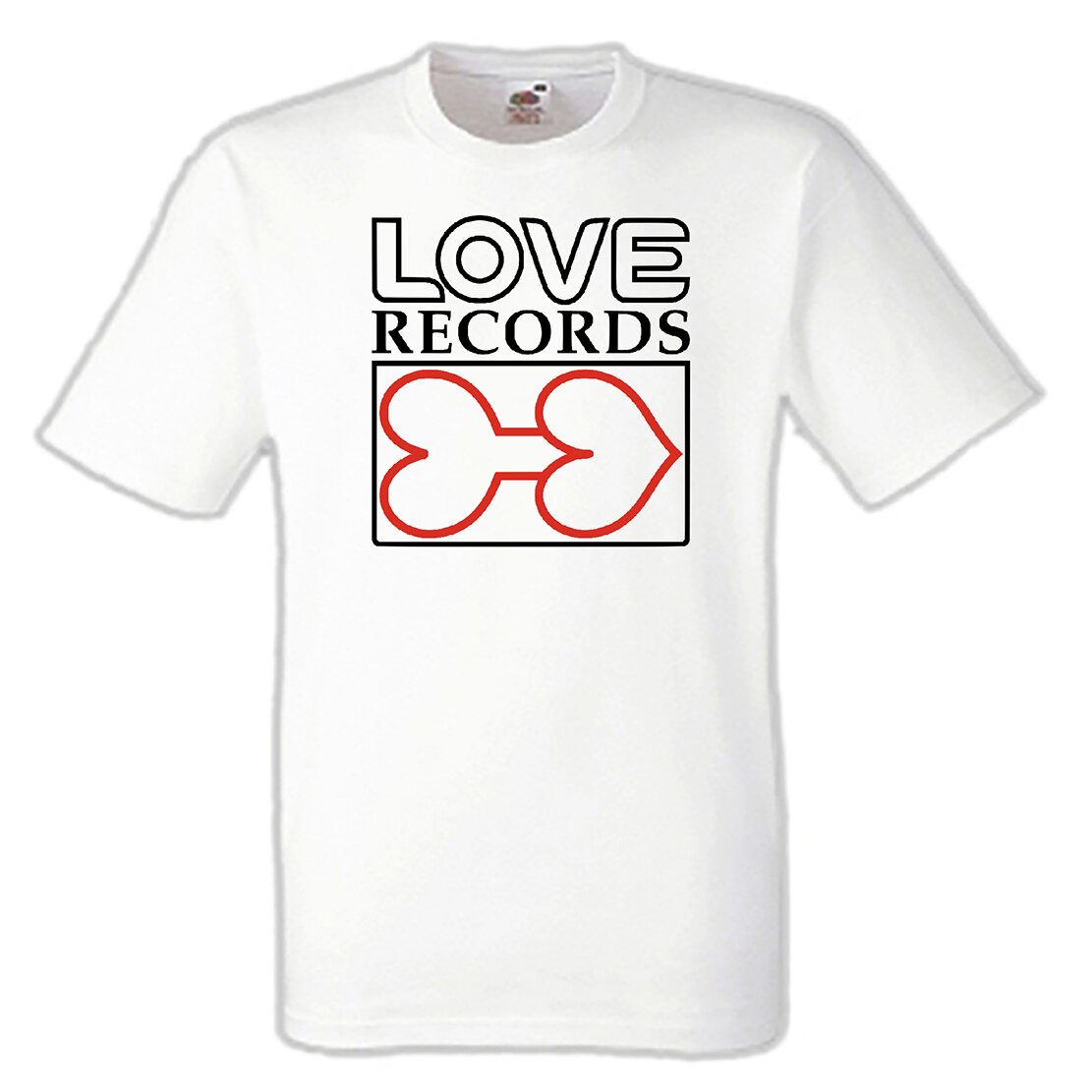 Love Records T-paita Valkoinen 4XL