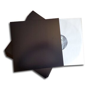 LP cover black deluxe 25kpl
