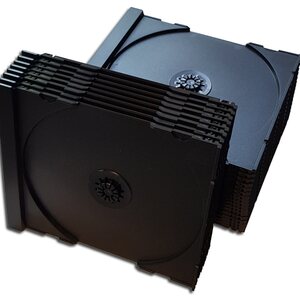 Protected CD tray for the CD case Black