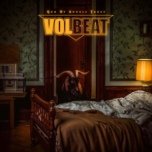Volbeat – God Of Angels Trust LP (Danish Exclusive Red & White Vinyl)